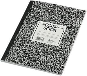 National Brand 43481 Composition Book, College/Margin Rule, 8-3/8 x 11, White, 80 Sheets/Pad