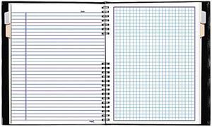 Blueline A44C81 NotePro Quad Ruled Notebook, 9-1/4 x 7-1/4, White, 192 Sheets/Pad