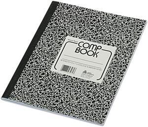 National Brand 43461 Composition Book, College/Margin Rule, 7-7/8 x 10, White, 80 Sheets/Pad