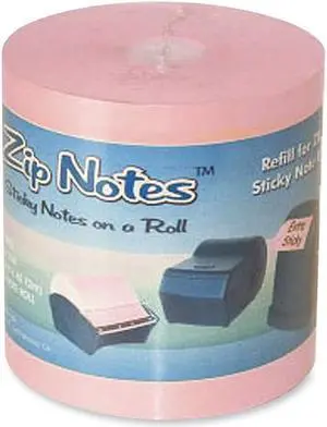 Zip Notes 0024 Note Refill Roll, 150 ft., Pink