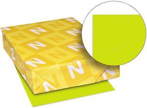 Wausau Paper 22781 Astrobrights Colored Card Stock, 65 lbs., 8-1/2 x 11, Terra Green, 250 Sheets