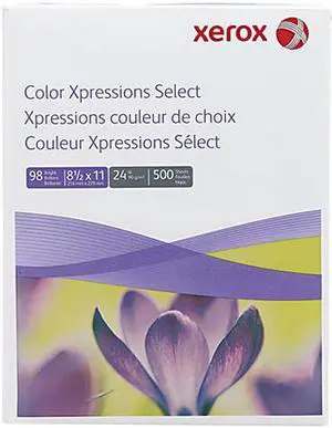 Xerox 3R11540 Digital Color Xpressions Paper, 98 Brightness, 24lb, 8-1/2x11, WE, 500 Shts/Rm