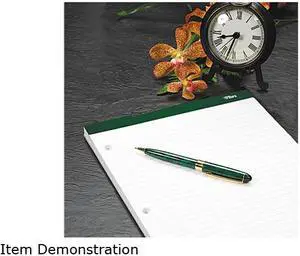 Tops 63384 Double Docket Writing Pad, College Rule, Letter, White, 100 Sheets/Pad