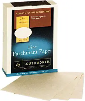 Southworth 894C Fine Parchment Paper, 24 lbs., 8-1/2 x 11, Copper, 500/Box