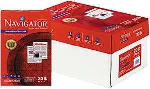 Navigator NMP1720 Premium Multipurpose Paper, 97 Brightness, 20lb, 11 x 17, White, 2500/Carton