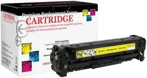 West Point Products Compatible Yellow Toner Cartridge (Alternative for HP 304A/CC532A/Canon 118)