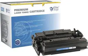 Elite Image Remanufactured Toner Cartridge - Alternative for HP 87X - Black