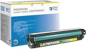 Elite Image Compatible Yellow Toner Cartridge (Alternative for HP 650A/CE272A)