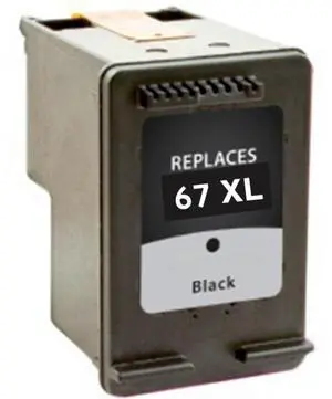 Premium Remanufactured 3YM57AN /HP 67XL Bk, 3YM59AN/67xxl Bk. High Yield Black Inkjet Cartridge fully compatible with the HP ENVY 6055, 6052, 6058, HP Envy Pro 6455, 6475, 6452, 6458, 6454, HP DeskJet Premium Remanufactured 3YM57AN /HP 67XL Bk, 3YM59AN/67xxl Bk. High Yield Black Inkjet Cartridge fully compatible with the HP ENVY 6055, 6052, 6058, HP Envy Pro 6455, 6475, 6452, 6458, 6454, HP DeskJet