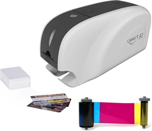 IDP SMART-51D ID Duplex Card Printer EZLoad Bundle: Includes Printer, Camera, Color Ribbon, 100 Cards and Software (17 sec/card YMCKOK) (5 sec/card Mono) (300 dpi Color/1200 dpi Mono) (USB) - 651399BE IDP SMART-51D ID Duplex Card Printer EZLoad Bundle: Includes Printer, Camera, Color Ribbon, 100 Cards and Software (17 sec/card YMCKOK) (5 sec/card Mono) (300 dpi Color/1200 dpi Mono) (USB) - 651399BE
