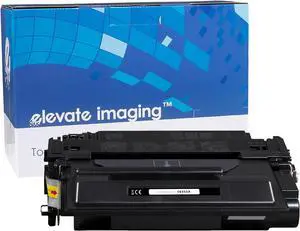 Elevate Remanufactured AHWCE255X Black Toner, Replacement for HP CE255X 55X