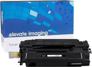Elevate Remanufactured AHWCE255A Black Toner, Replacement for HP CE255A 55A
