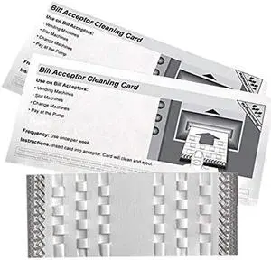 KICTeam KW3-BMB15M Bill Acceptor Cleaning Card featuring Waffletechnology