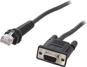 Datalogic CAB-434 RS232 9-PIN Female Coiled Cable, 8 ft, POT, SK
