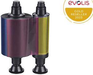 Evolis R3011 Color Ribbon, YMCKO, 200 Prints/Roll - 1 Roll