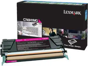 Lexmark C748H4MG High Yield Return Program Toner Cartridge - Magenta