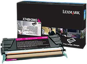 Lexmark X748H4MG High Yield Return Program Toner Cartridge - Magenta