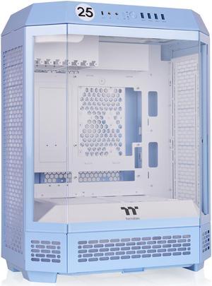 Thermaltake Tower 600 Hydrangea Blue Mid-Tower ATX Case; 3 Tempered Glass Panels; Hidden-Connector Motherboard Support; Rotational PCI-e Slots; CA-1Z1-00MFWN-00