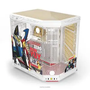 HYTE Y70 Gundam Wing Official Licensed - Mid-Tower ATX Gaming PC Desktop Case - Panoramic Tempered Glass - Dual Chamber - High Airflow Chassis - PCIE 4.0 Riser Cable Included - White HYTE Y70 Gundam Wing Official Licensed - Mid-Tower ATX Gaming PC Desktop Case - Panoramic Tempered Glass - Dual Chamber - High Airflow Chassis - PCIE 4.0 Riser Cable Included - White