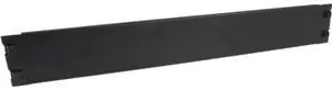 StarTech RKPNLTL2U StarTech.com 2U Blank Panel with tool-less installation - Server Rack Filler Panel - Aluminum, Plastic - Black - 2U Rack Height - 1 Pack - 0.6" Height - 3.5" Width -