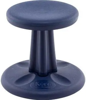 Kore Wobble Chair - Age 4-5 yrs, Dark Blue (12in) Flexible Seating Stool for Classroom, Preschool, Kindergarten & Elementary School - Made in the USA