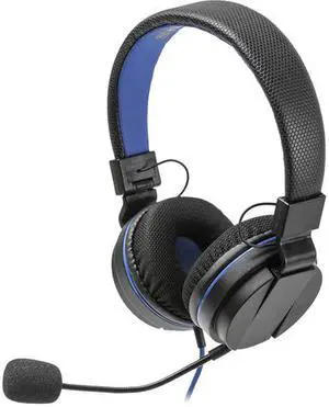 Wired stereo headphone for use with PS4- 40mm neodymium drivers for excellent so