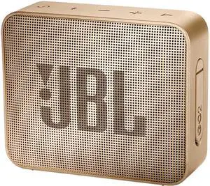 JBL Go 2 Portable Bluetooth Waterproof Speaker (Champagne)