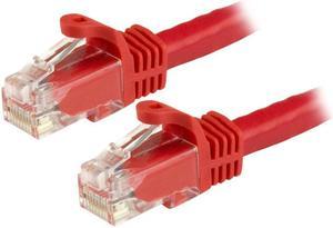 StarTech N6PATCH14RD 14 Ft Red Cat6 / Cat 6 Snagless Ethernet Patch Cable 14Ft - Patch Cable - Rj-45 (M) To Rj-45 (M) - 14 Ft - Utp - Cat 6 - Molded, Snagless - Red