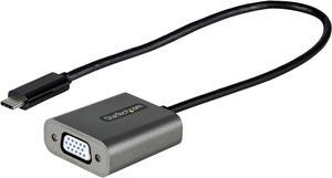 StarTech 12" USB C to VGA Adapter Dongle Video Converter CDP2VGAEC