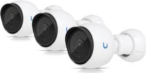 Ubiquiti  Unifi G4 Bullet Camera Pack of 3  4MP 24FPS Video  Day or Night with Infrared LED  Weatherproof Enclosure  Builtin Microphone  Powered by Power over Ethernet PoE  App Control  White