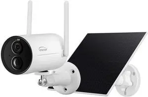 Gyration Cyberview 3010 3MP Smart WiFi Bullet Camera w/ Solar Panel
