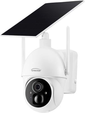 Gyration Cyberview 3020 3MP Smart WiFi Pan/Tilt Camera w/ Solar Panel