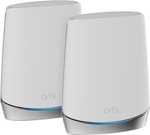 NETGEAR Orbi RBK752 Speeds up to 4.2Gbps. 2-pack (includes Router and Satellite). Covers up to 5+ bedrooms. Latest WiFi Technology, Fast Speeds. (RBK752)