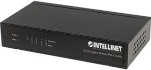 Intellinet Network Solutions 5-Port Gigabit Ethernet PoE+ Switch (561228) Intellinet Network Solutions 5-Port Gigabit Ethernet PoE+ Switch (561228)