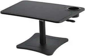 Victor DC240B High Rise Height Adjustable Laptop Stand with Storage Cup (Black)
