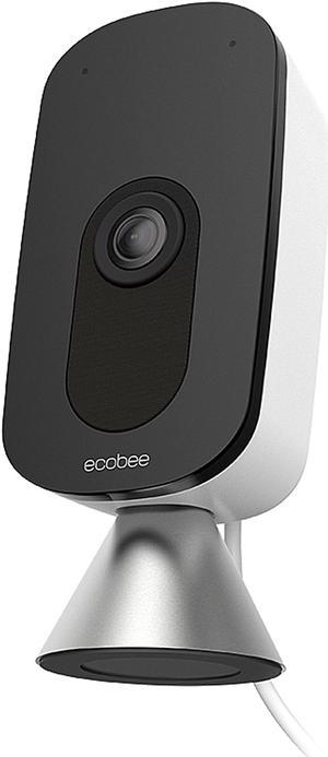 New 2022 ecobee SmartCamera - Indoor WiFi Security Camera, Baby & Pet Monitor, Smart Home Security System, 1080p HD 180 Degree FOV, Night Vision, 2-Way Audio, Works with Apple HomeKit, Alexa Built In