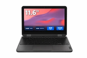 Lenovo 500e Gen 4s 11.6" Chromebook - Intel N150 - ChromeOS - 8GB - 64GB eMMC - Intel Graphics -BT 5.3, - Wi-Fi 6E AX211 - No Wired Ethernet - 65W - 83N8000JUS Lenovo 500e Gen 4s 11.6" Chromebook - Intel N150 - ChromeOS - 8GB - 64GB eMMC - Intel Graphics -BT 5.3, - Wi-Fi 6E AX211 - No Wired Ethernet - 65W - 83N8000JUS