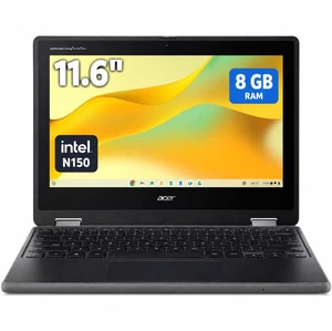 Acer Chromebook Spin 511 R757T-C3JE 11.6" Touchscreen Rugged Convertible Chromebook - Intel N150 - 8 GB - 64 GB Flash Memory - ChromeOS - Webcam - Wi-Fi 7 - NX.JJBAA.003 Acer Chromebook Spin 511 R757T-C3JE 11.6" Touchscreen Rugged Convertible Chromebook - Intel N150 - 8 GB - 64 GB Flash Memory - ChromeOS - Webcam - Wi-Fi 7 - NX.JJBAA.003