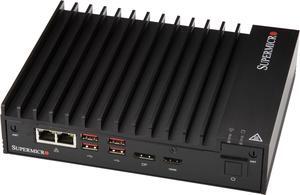 Supermicro SYS-E100-9W-H Core i7 Fanless Industrial IoT PC, Dual GbE LAN, 4x COM, DIO