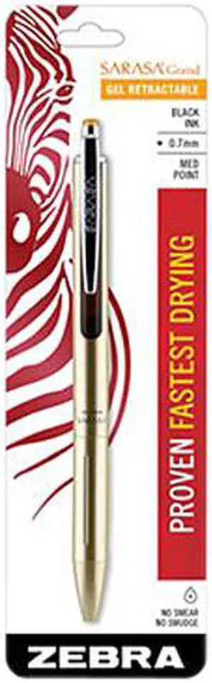 Zebra Pen,Sarasa Grnd Gel,.7,Bk 45511
