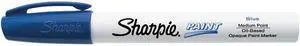 Permanent Paint Marker, Medium Bullet Tip, Blue, Dozen 2107624