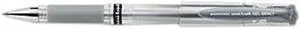 IMPACT Stick Gel Pen, Medium 1mm, Silver Metallic Ink, Silver Barrel 60658