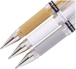 Uni-Ball Pen,Impact,Metllc,3st,Ast 1919997