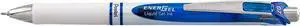 Pentel® EnerGel Pearl Pens, 0.7mm, Needle Point, Blue Ink, Pack Of 12