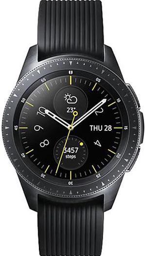 Samsung Galaxy Watch SMR810NZKAXAC 42mm Smartwatch with Heart Rate Monitor  Midnight Black
