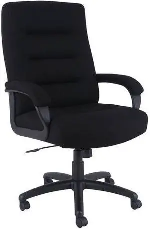 Alera High-Back Office Chair Supports up to 300 lbs. Black Seat/Black Back KS4110
