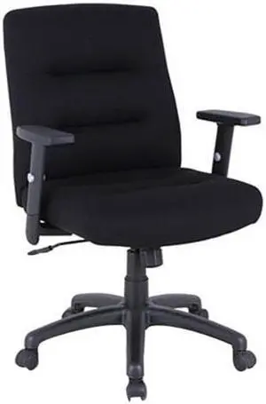 Alera ALERA KESSON SERIES PETITE OFFICE CHAIR, SUPPORTS UP TO 300 LBS., BLACK SEAT/BLACK BACK, BLACK BASE ALEKS4010