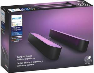 Philips Hue Play White  Color Smart Light 2 Pack Base kit Hub RequiredPower Supply Included Works with Amazon Alexa Apple Homekit  Google Home