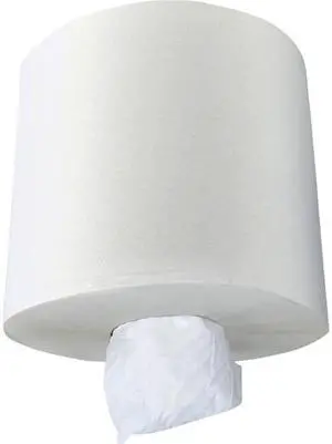 Scott Essential Center Pull Paper Towels (01010), White, Perforated Hand Paper Towels, 500 Towels / Roll, 4 Rolls / Case