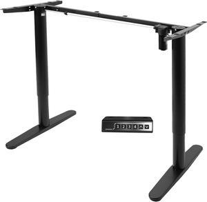 VIVO Black Electric Single Motor Stand Up Height Adjustable Desk Frame